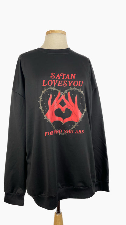 Satan <3's you crewneck - 3xl