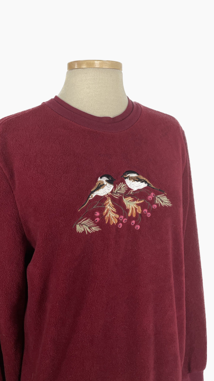 2000s chickadee fleece - large