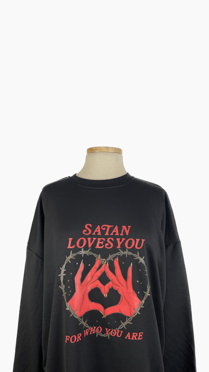 Satan <3's you crewneck - 3xl