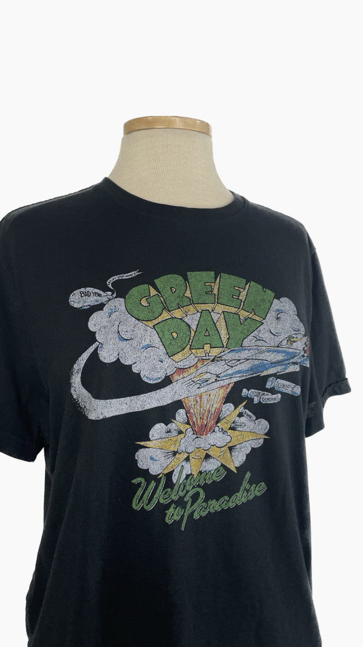 Green Day Welcome to Paradise tee - medium