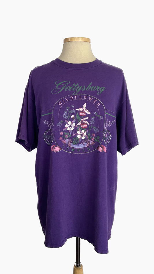 Vintage Gettysburg Wildflower tee - XL