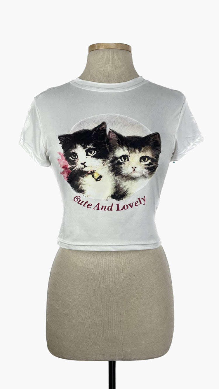 Cute and lovely kitty crop - large