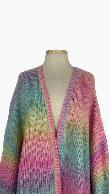 Torrid longline rainbow cardigan - 4/5xl