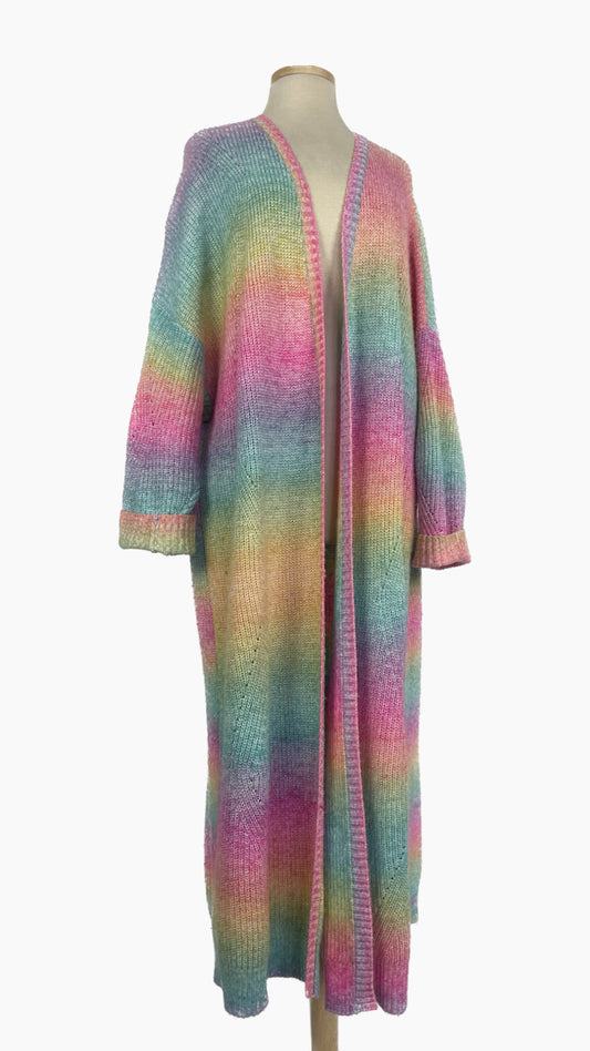 Torrid longline rainbow cardigan - 4/5xl